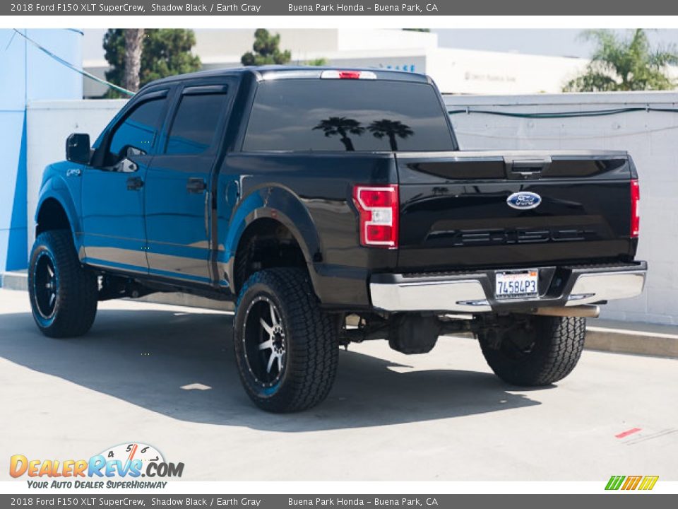 2018 Ford F150 XLT SuperCrew Shadow Black / Earth Gray Photo #2