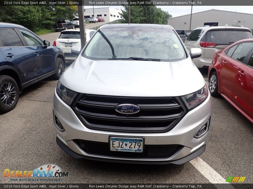 2016 Ford Edge Sport AWD Ingot Silver / Ebony Photo #2