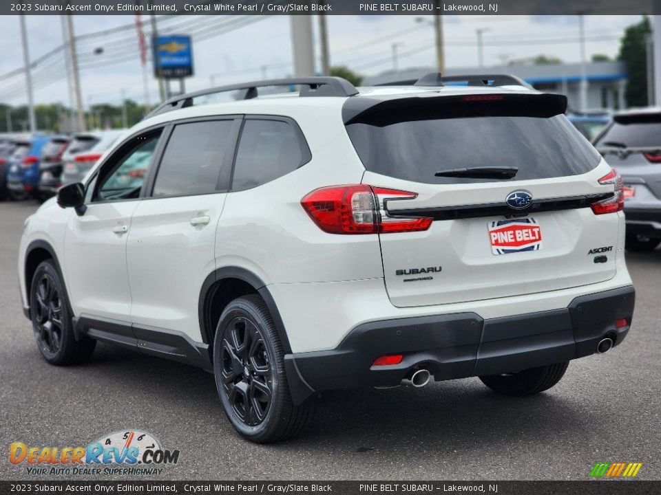 2023 Subaru Ascent Onyx Edition Limited Crystal White Pearl / Gray/Slate Black Photo #4