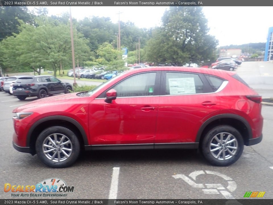 2023 Mazda CX-5 S AWD Soul Red Crystal Metallic / Black Photo #6