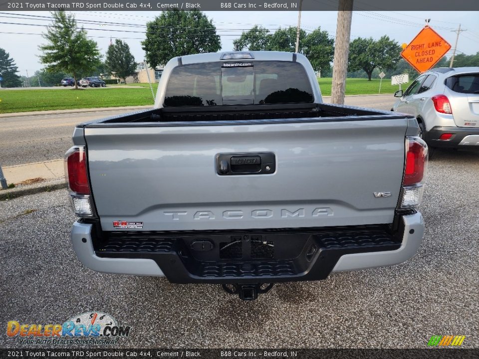 2021 Toyota Tacoma TRD Sport Double Cab 4x4 Cement / Black Photo #8