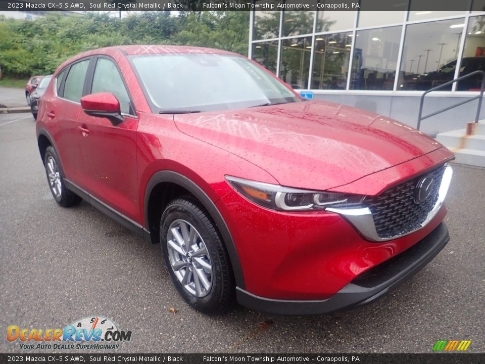 2023 Mazda CX-5 S AWD Soul Red Crystal Metallic / Black Photo #9