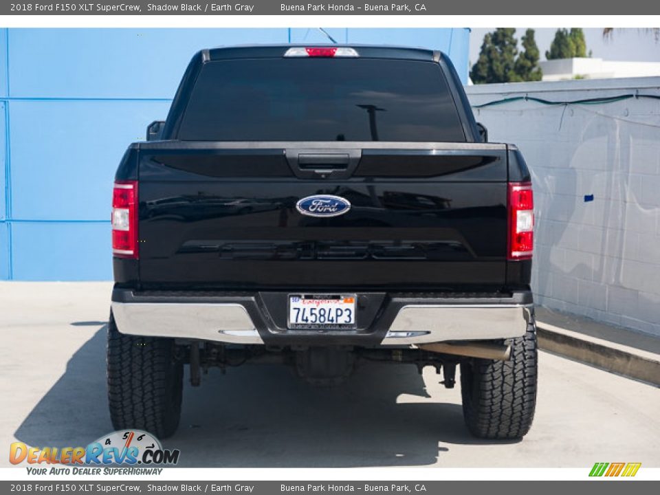 2018 Ford F150 XLT SuperCrew Shadow Black / Earth Gray Photo #9