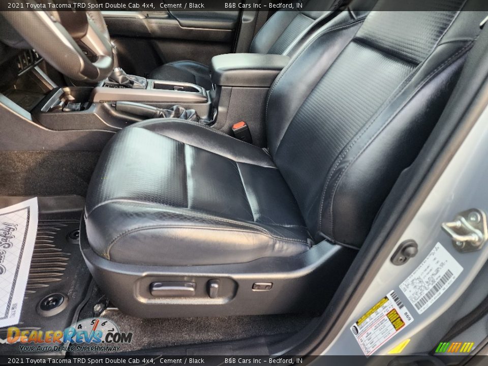 2021 Toyota Tacoma TRD Sport Double Cab 4x4 Cement / Black Photo #11