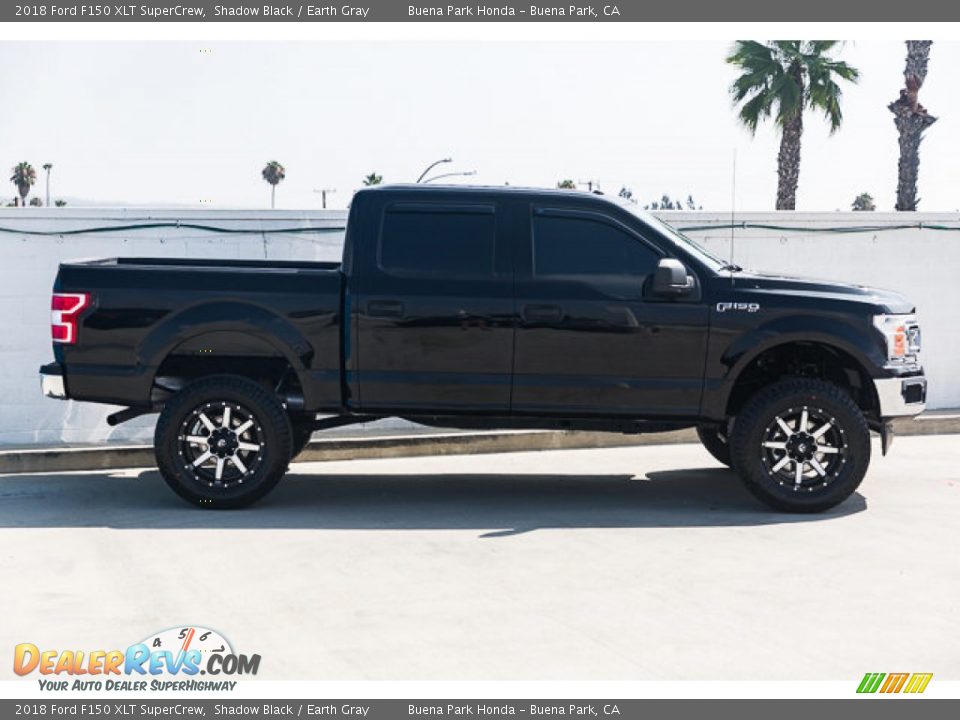 2018 Ford F150 XLT SuperCrew Shadow Black / Earth Gray Photo #11