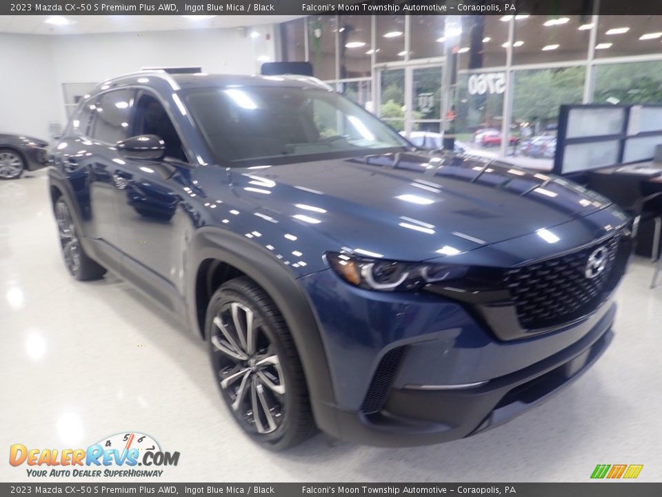 2023 Mazda CX-50 S Premium Plus AWD Ingot Blue Mica / Black Photo #8