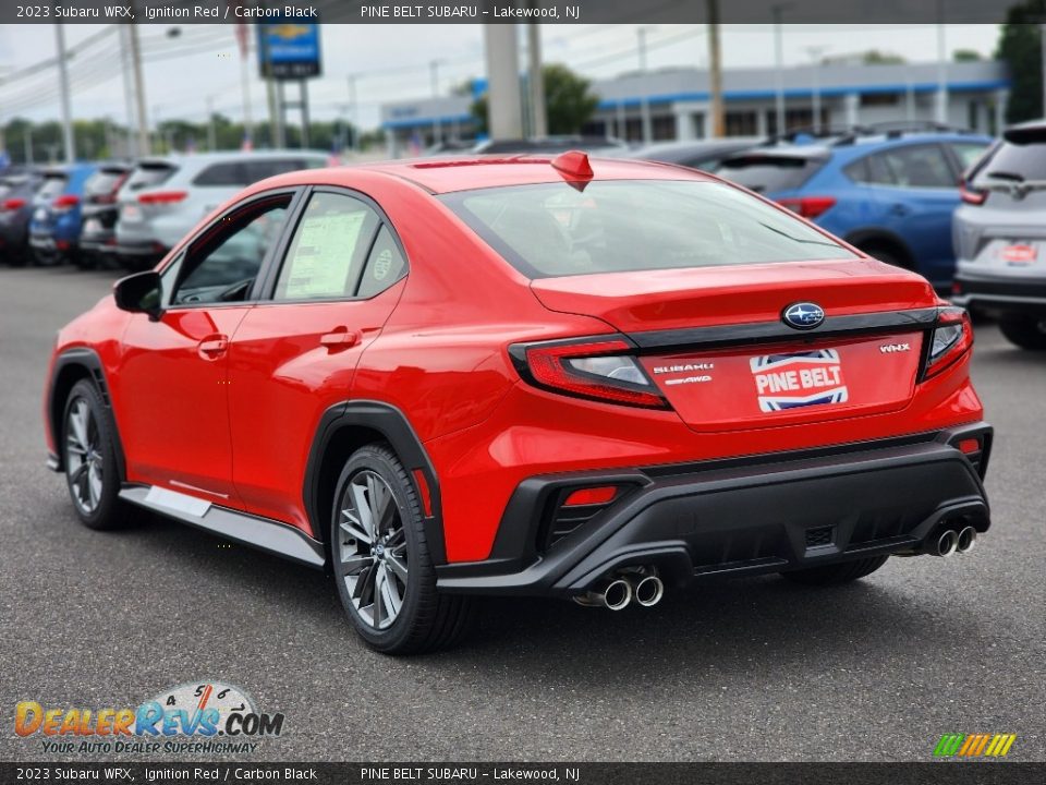 2023 Subaru WRX Ignition Red / Carbon Black Photo #4