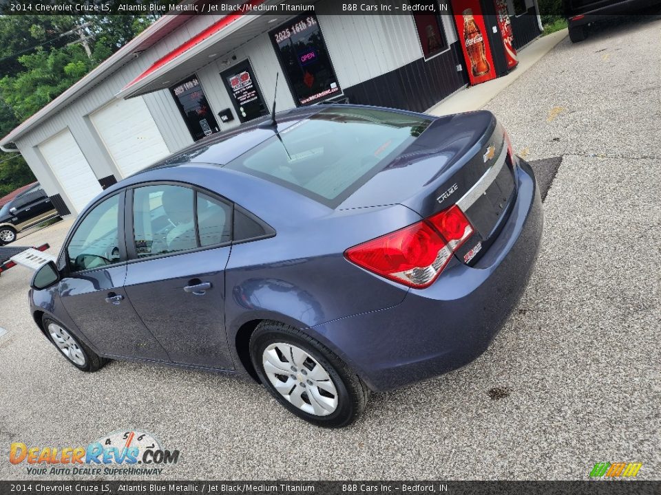 2014 Chevrolet Cruze LS Atlantis Blue Metallic / Jet Black/Medium Titanium Photo #3