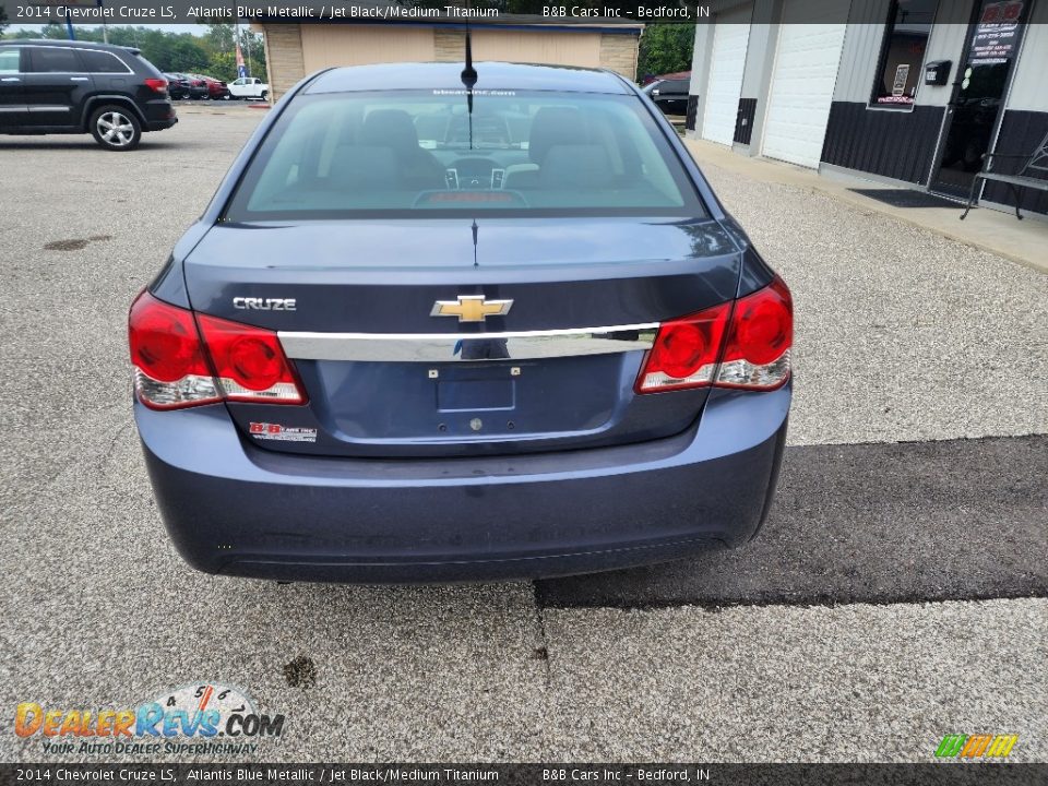 2014 Chevrolet Cruze LS Atlantis Blue Metallic / Jet Black/Medium Titanium Photo #4