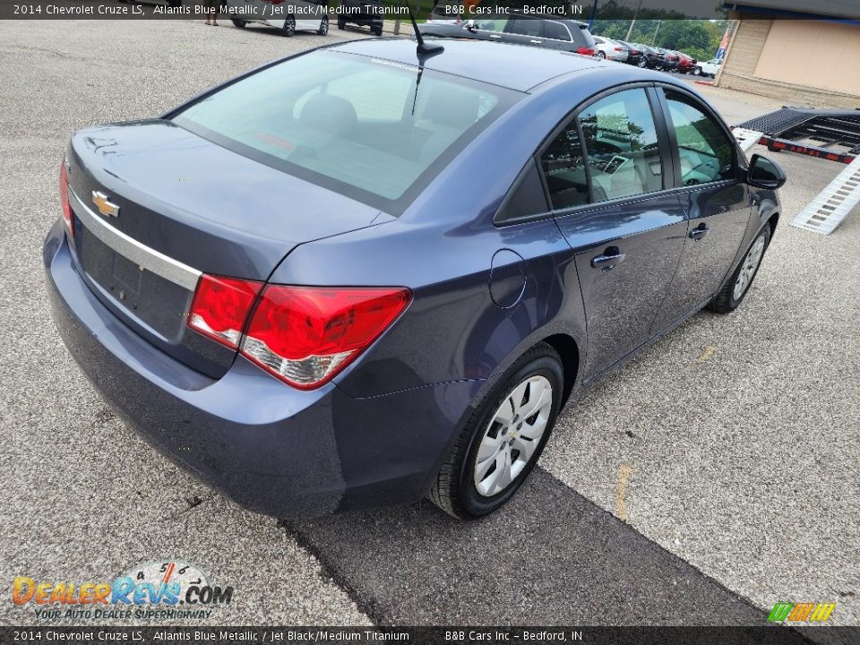 2014 Chevrolet Cruze LS Atlantis Blue Metallic / Jet Black/Medium Titanium Photo #5