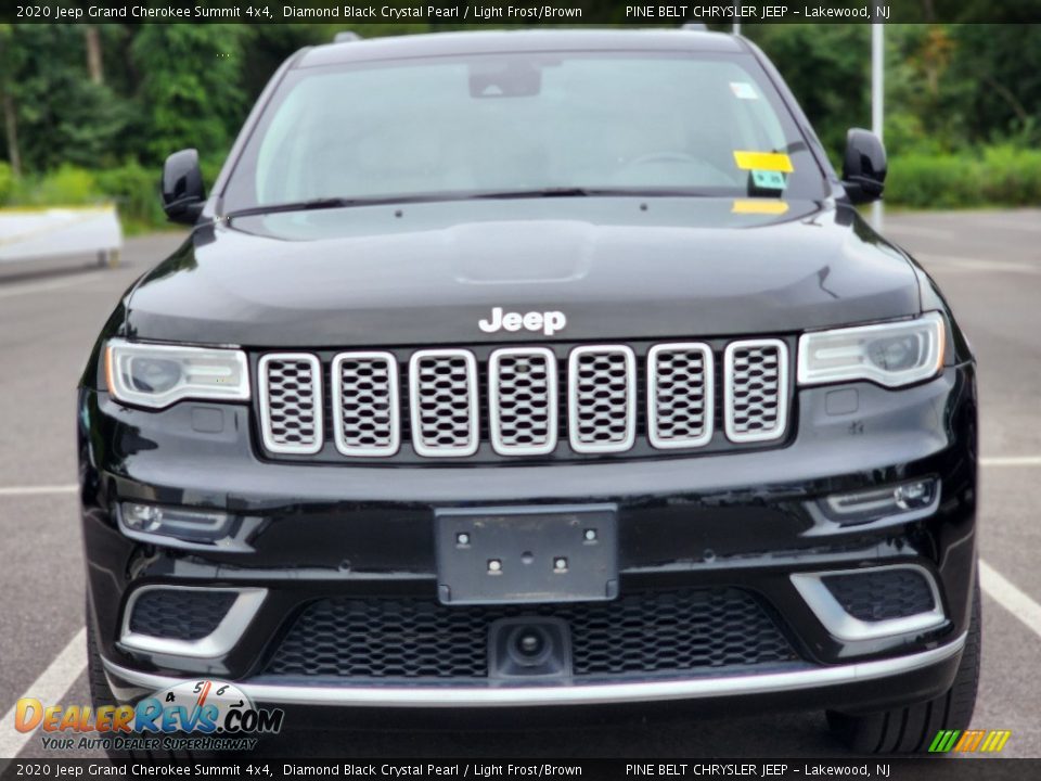 2020 Jeep Grand Cherokee Summit 4x4 Diamond Black Crystal Pearl / Light Frost/Brown Photo #2