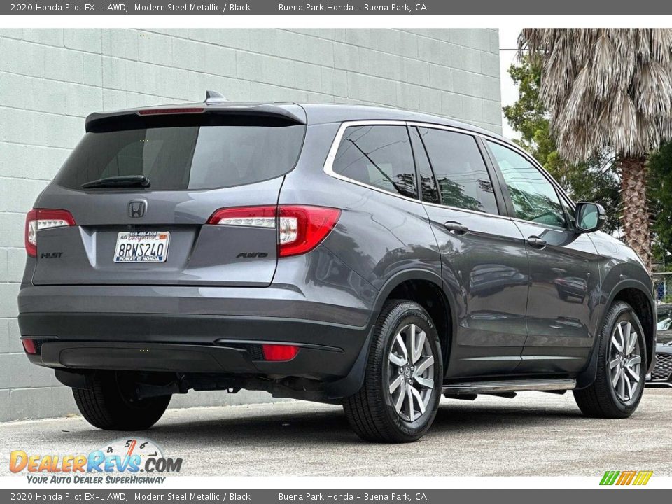 Modern Steel Metallic 2020 Honda Pilot EX-L AWD Photo #4