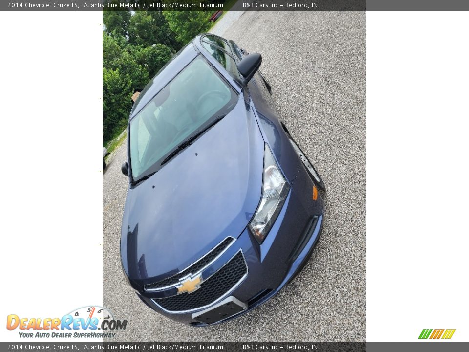 2014 Chevrolet Cruze LS Atlantis Blue Metallic / Jet Black/Medium Titanium Photo #9