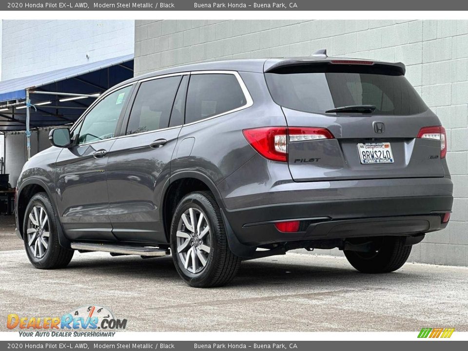 Modern Steel Metallic 2020 Honda Pilot EX-L AWD Photo #6