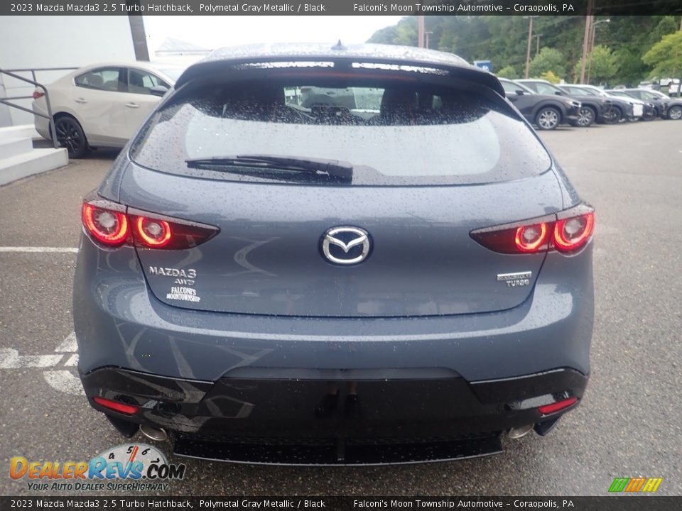 2023 Mazda Mazda3 2.5 Turbo Hatchback Polymetal Gray Metallic / Black Photo #3