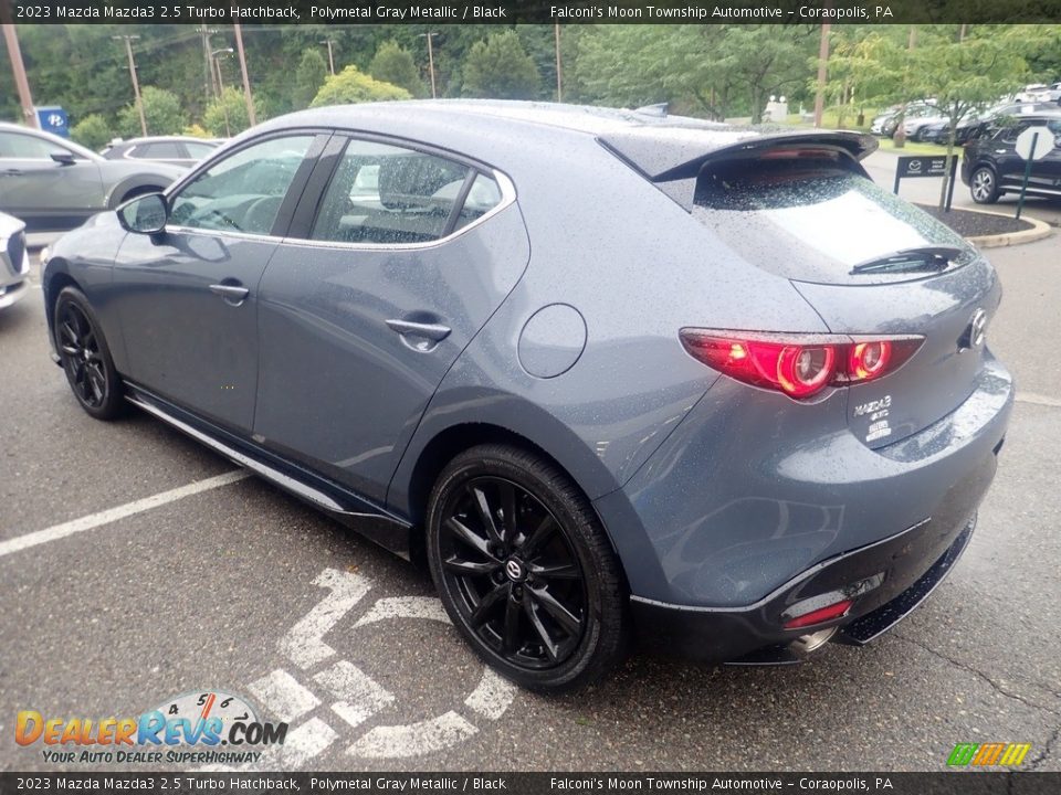2023 Mazda Mazda3 2.5 Turbo Hatchback Polymetal Gray Metallic / Black Photo #5