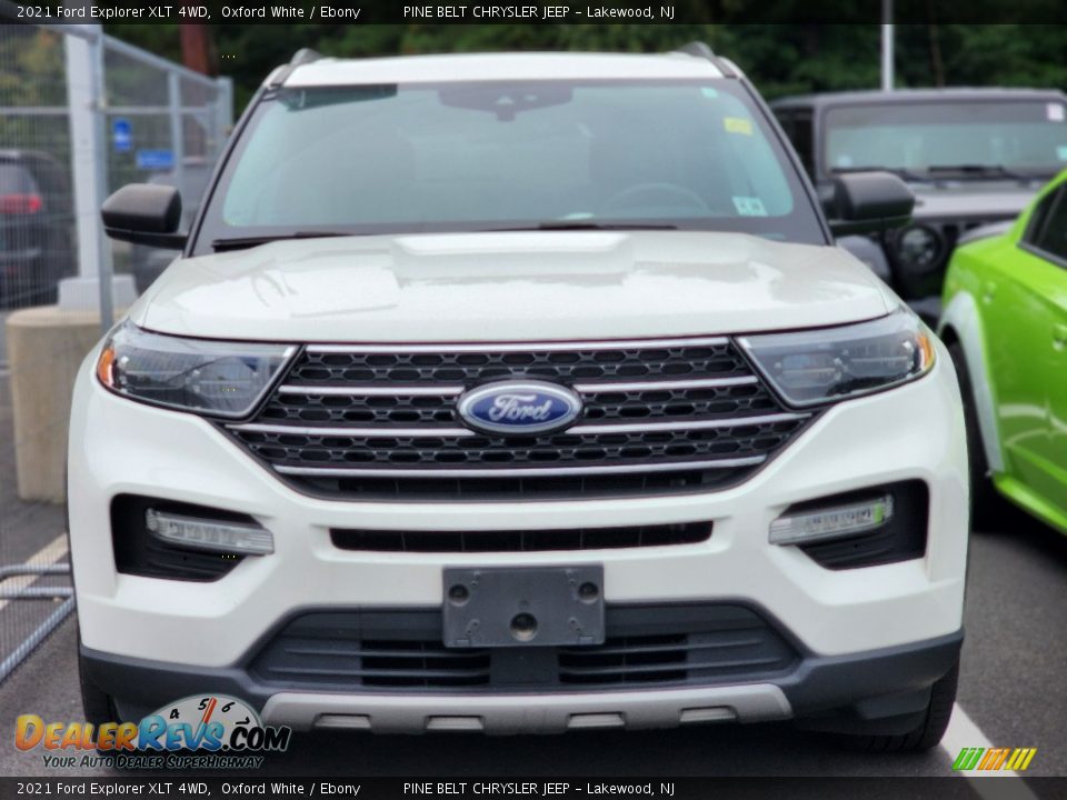 2021 Ford Explorer XLT 4WD Oxford White / Ebony Photo #2