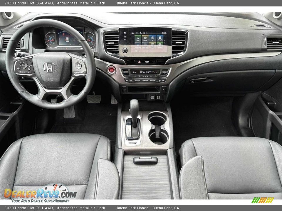 Black Interior - 2020 Honda Pilot EX-L AWD Photo #15