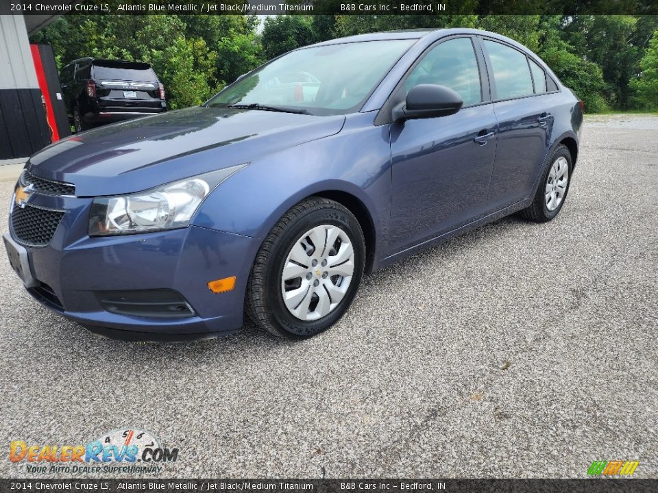 2014 Chevrolet Cruze LS Atlantis Blue Metallic / Jet Black/Medium Titanium Photo #23