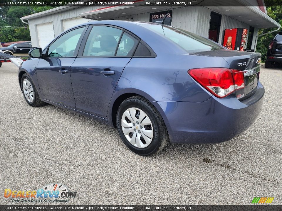 2014 Chevrolet Cruze LS Atlantis Blue Metallic / Jet Black/Medium Titanium Photo #24