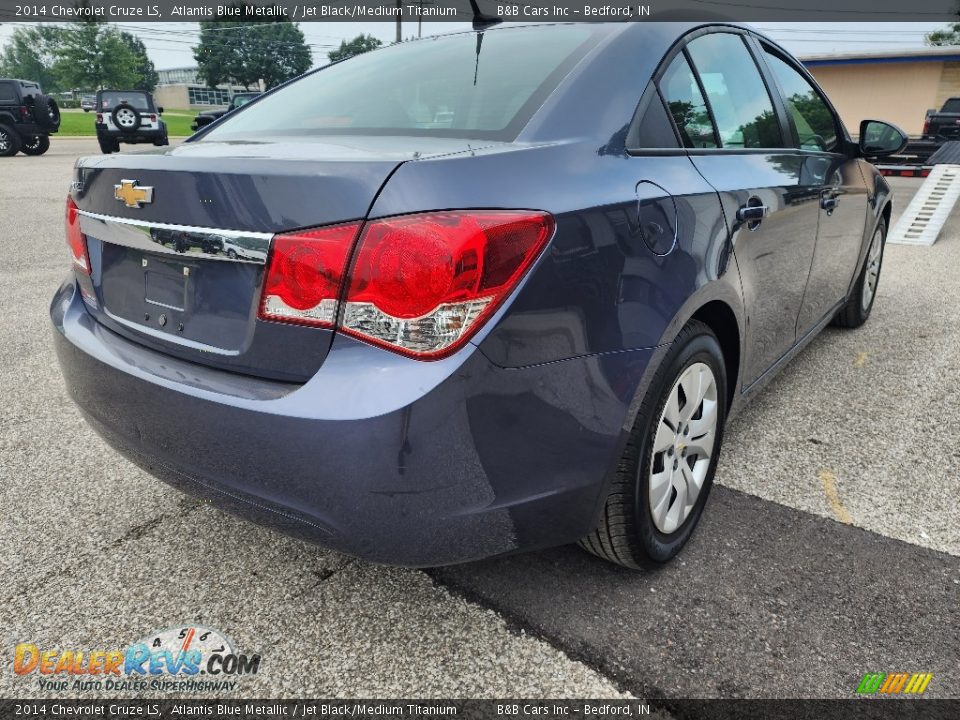 2014 Chevrolet Cruze LS Atlantis Blue Metallic / Jet Black/Medium Titanium Photo #25