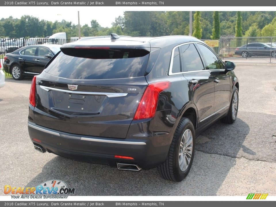 2018 Cadillac XT5 Luxury Dark Granite Metallic / Jet Black Photo #5