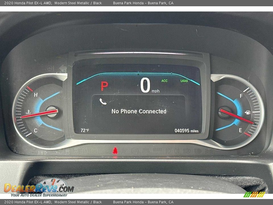 2020 Honda Pilot EX-L AWD Gauges Photo #29