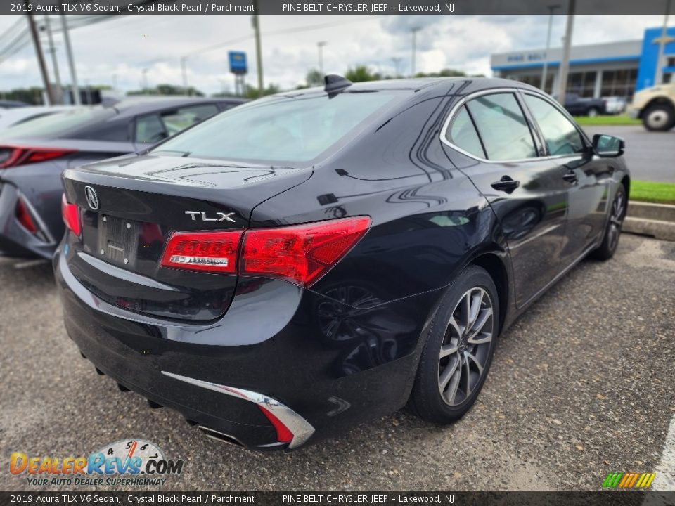 2019 Acura TLX V6 Sedan Crystal Black Pearl / Parchment Photo #3