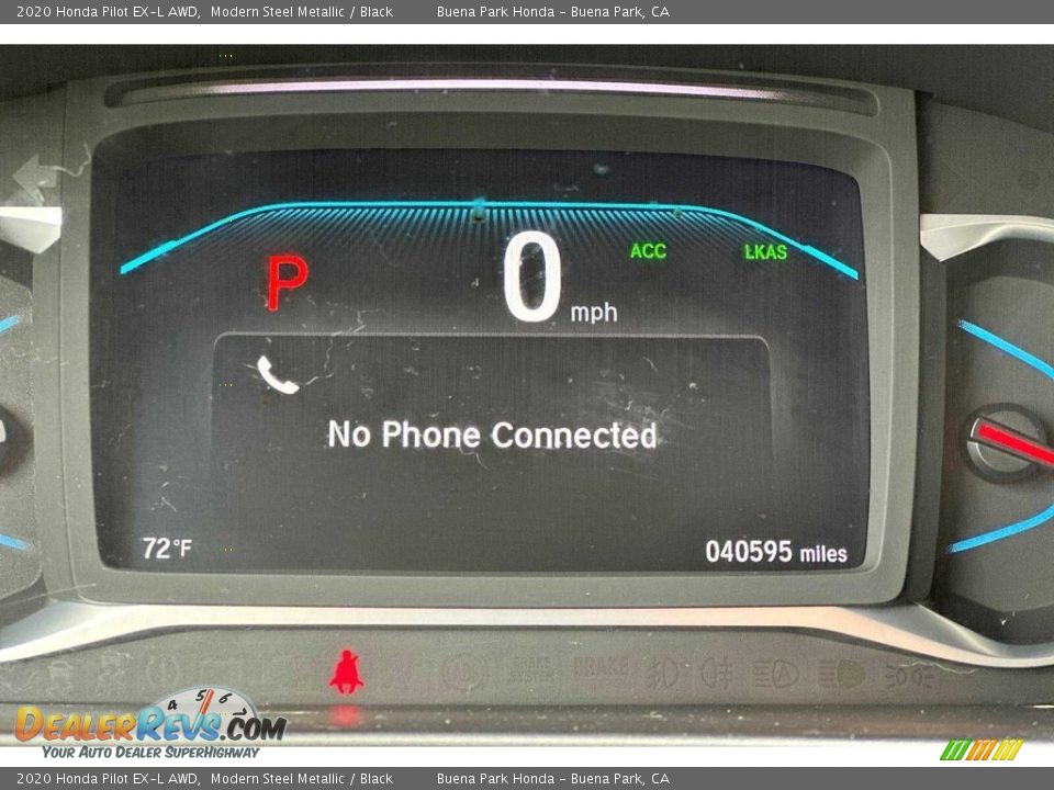 2020 Honda Pilot EX-L AWD Modern Steel Metallic / Black Photo #30
