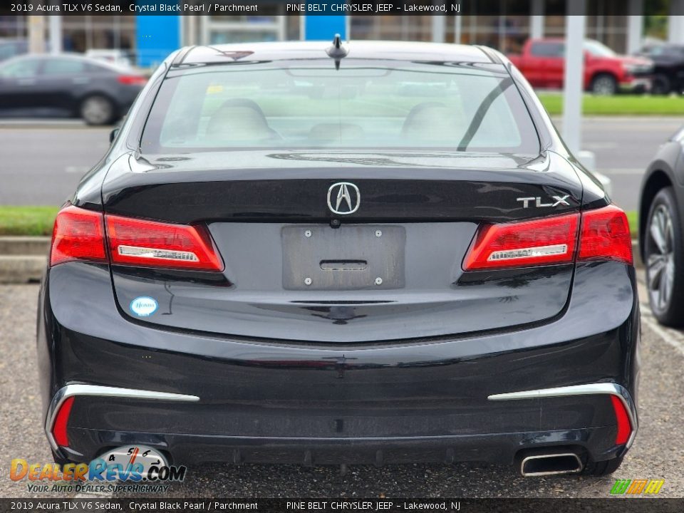 2019 Acura TLX V6 Sedan Crystal Black Pearl / Parchment Photo #4