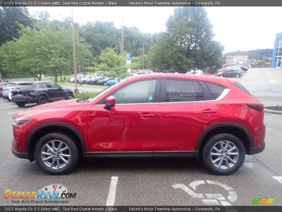 2023 Mazda CX-5 S Select AWD Soul Red Crystal Metallic / Black Photo #6