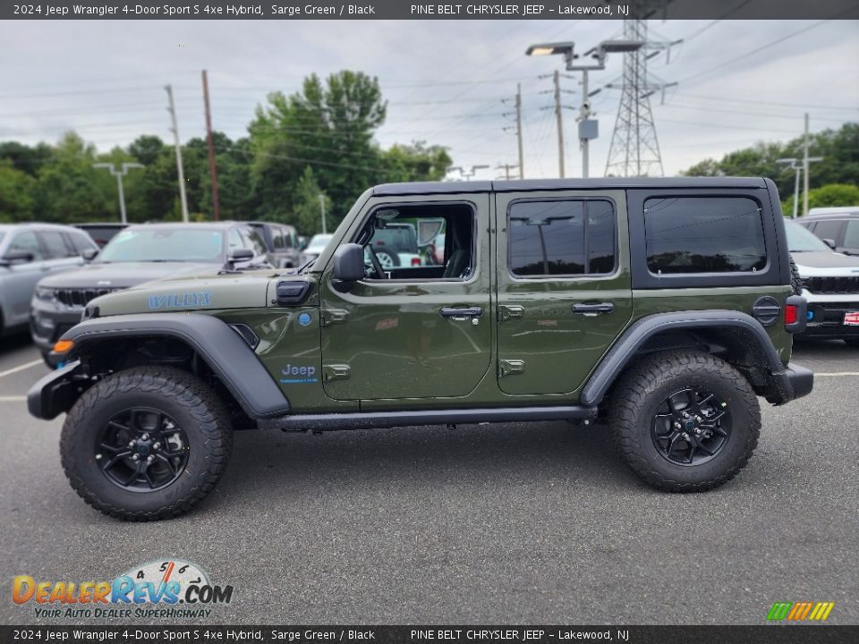 Sarge Green 2024 Jeep Wrangler 4-Door Sport S 4xe Hybrid Photo #3