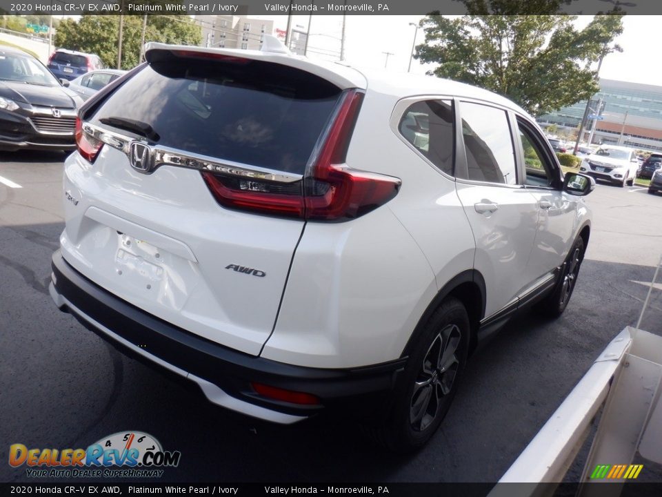 2020 Honda CR-V EX AWD Platinum White Pearl / Ivory Photo #5