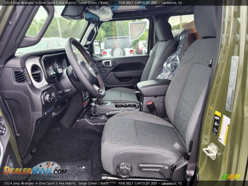 2024 Jeep Wrangler 4-Door Sport S 4xe Hybrid Sarge Green / Black Photo #9