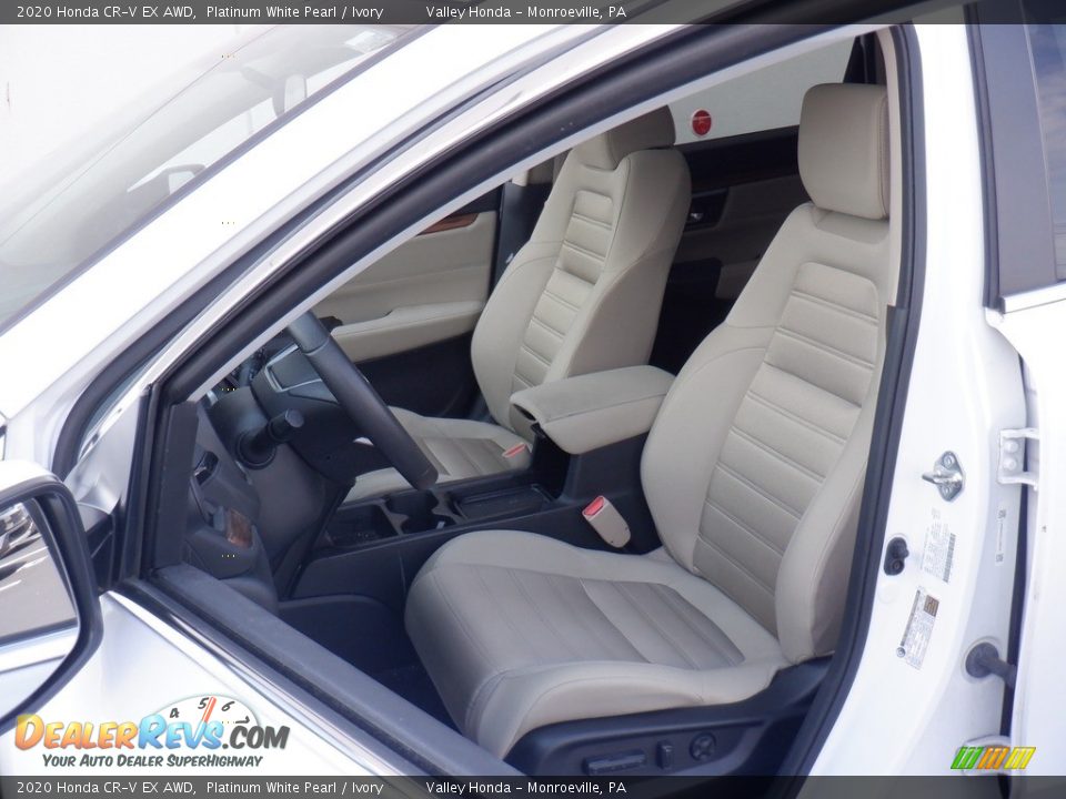 Front Seat of 2020 Honda CR-V EX AWD Photo #13