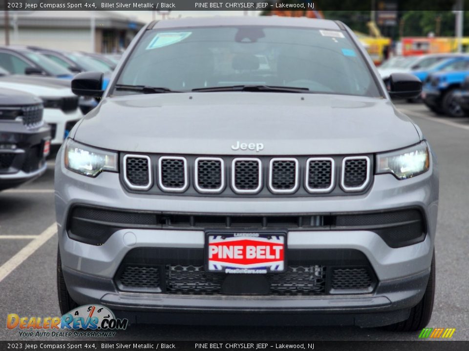 2023 Jeep Compass Sport 4x4 Billet Silver Metallic / Black Photo #2