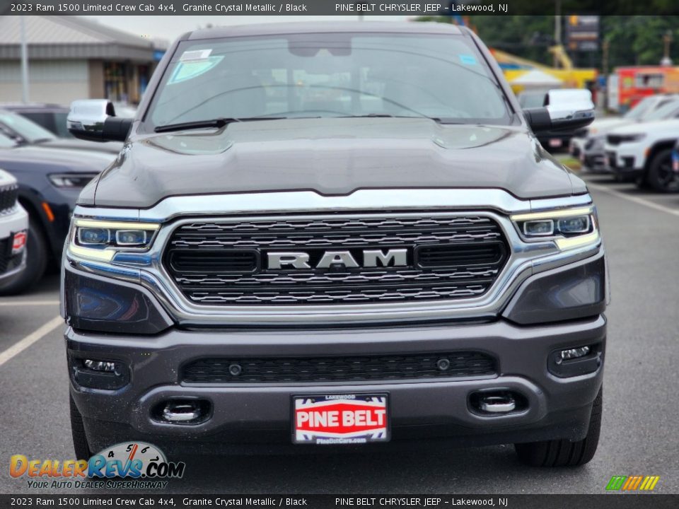 2023 Ram 1500 Limited Crew Cab 4x4 Granite Crystal Metallic / Black Photo #2