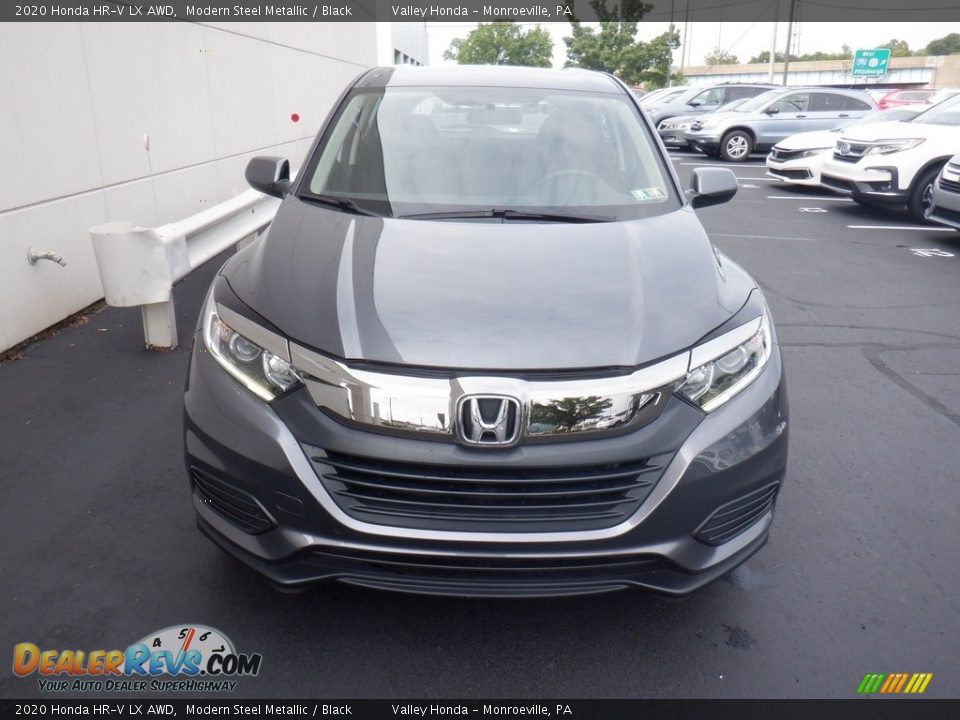 2020 Honda HR-V LX AWD Modern Steel Metallic / Black Photo #3