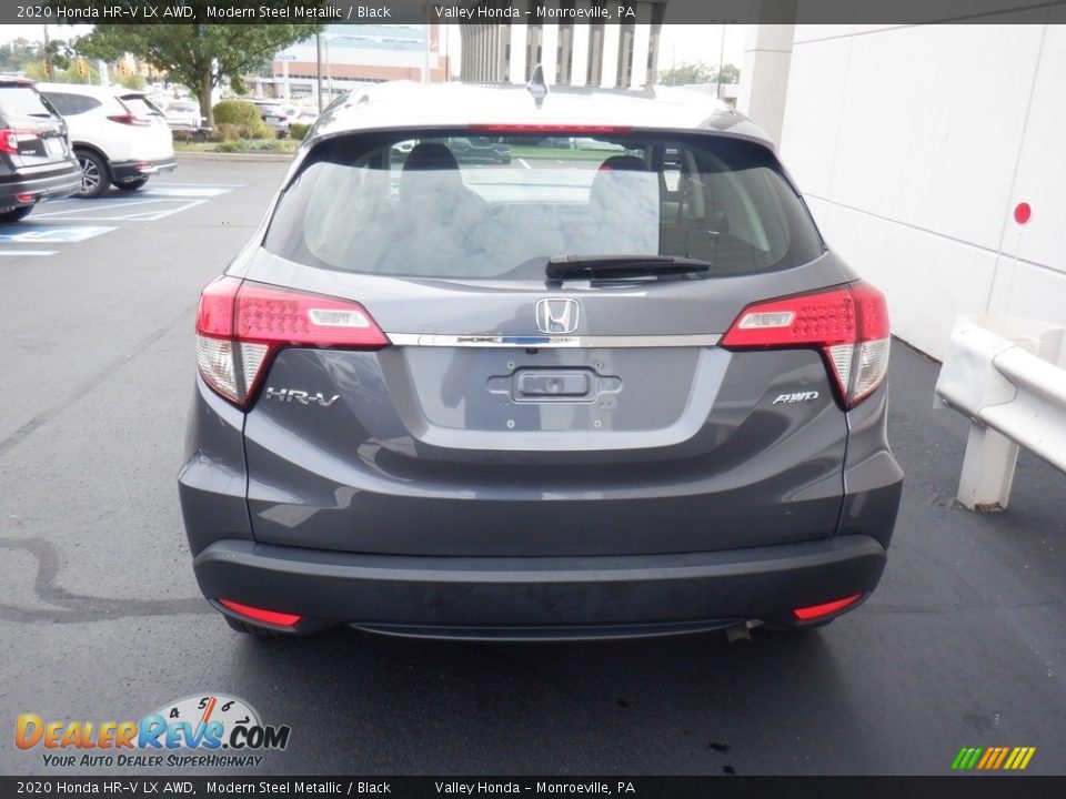 2020 Honda HR-V LX AWD Modern Steel Metallic / Black Photo #7