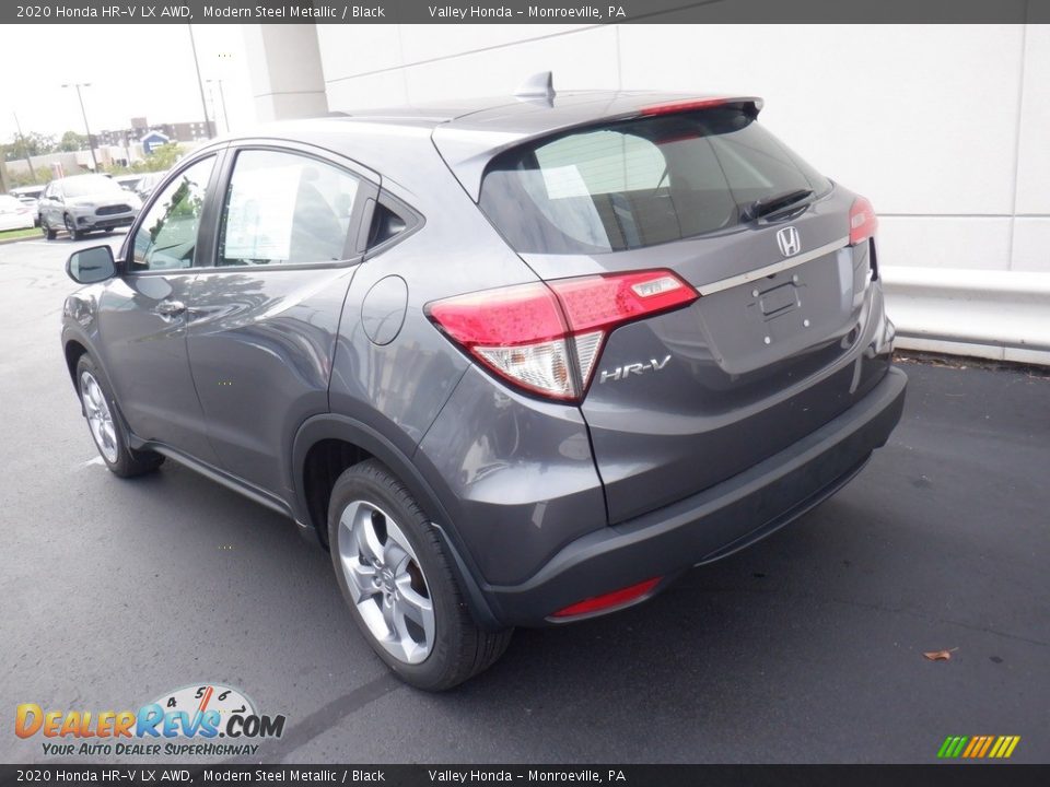 2020 Honda HR-V LX AWD Modern Steel Metallic / Black Photo #8