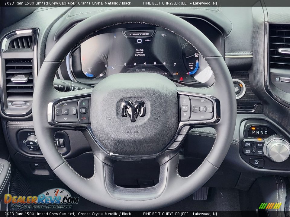 2023 Ram 1500 Limited Crew Cab 4x4 Steering Wheel Photo #12