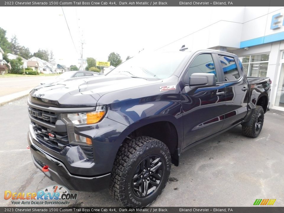 2023 Chevrolet Silverado 1500 Custom Trail Boss Crew Cab 4x4 Dark Ash Metallic / Jet Black Photo #1