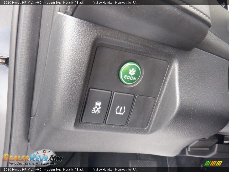 2020 Honda HR-V LX AWD Modern Steel Metallic / Black Photo #10