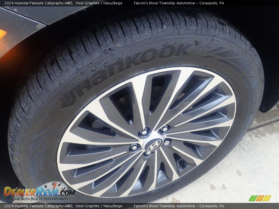 2024 Hyundai Palisade Calligraphy AWD Steel Graphite / Navy/Beige Photo #9