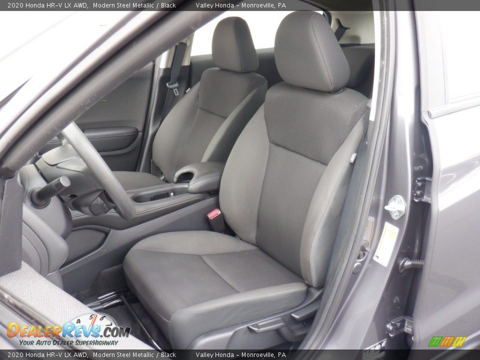 2020 Honda HR-V LX AWD Modern Steel Metallic / Black Photo #12