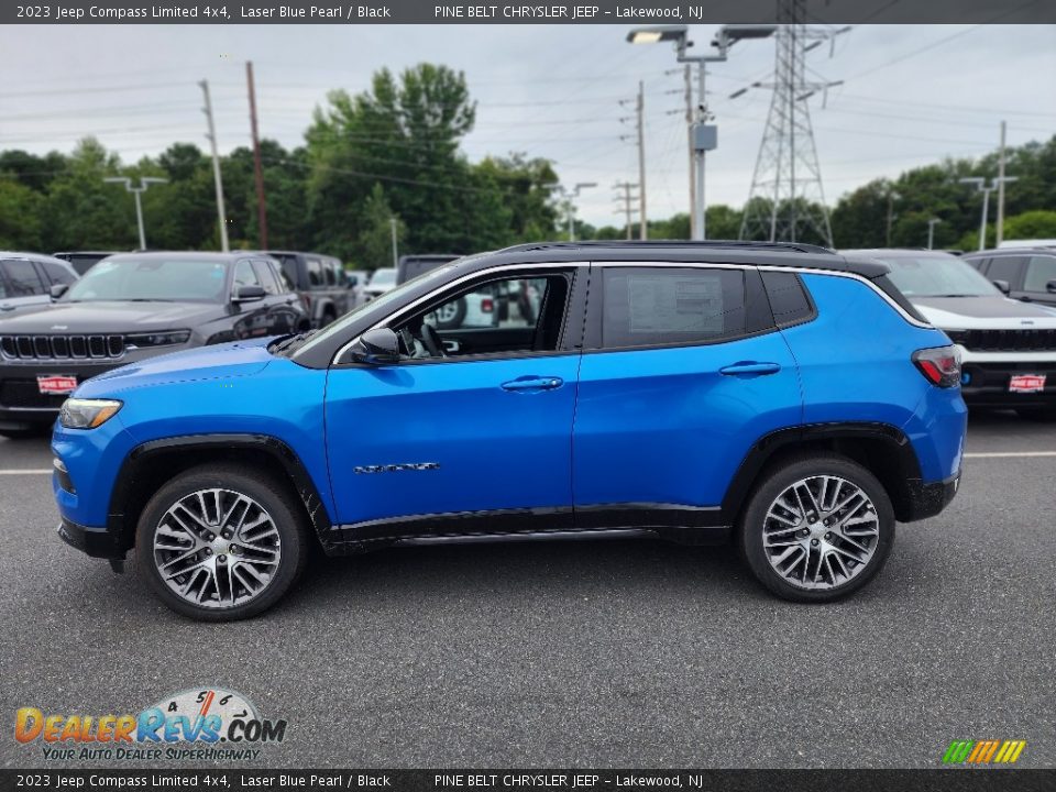 2023 Jeep Compass Limited 4x4 Laser Blue Pearl / Black Photo #3