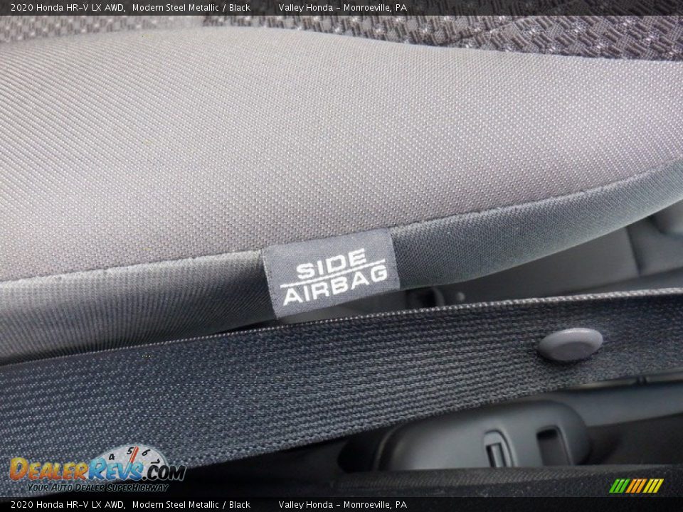2020 Honda HR-V LX AWD Modern Steel Metallic / Black Photo #13