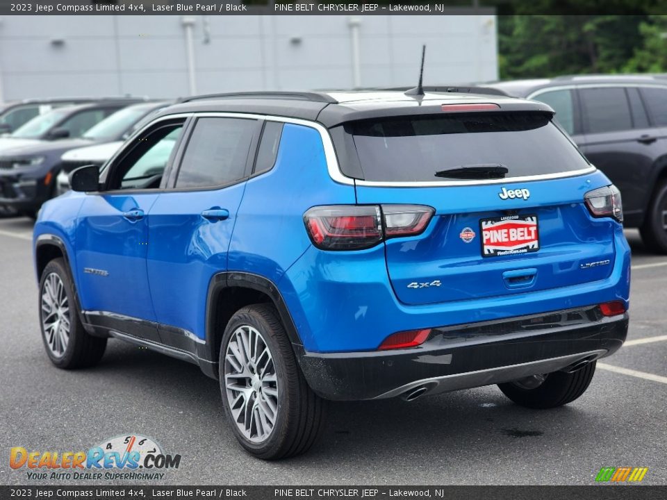 2023 Jeep Compass Limited 4x4 Laser Blue Pearl / Black Photo #4