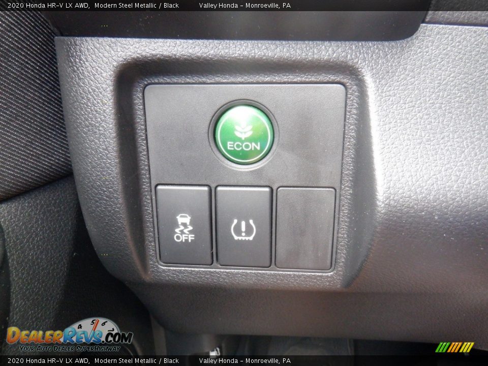 2020 Honda HR-V LX AWD Modern Steel Metallic / Black Photo #14