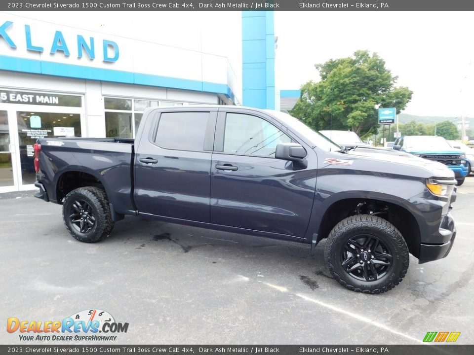 2023 Chevrolet Silverado 1500 Custom Trail Boss Crew Cab 4x4 Dark Ash Metallic / Jet Black Photo #6